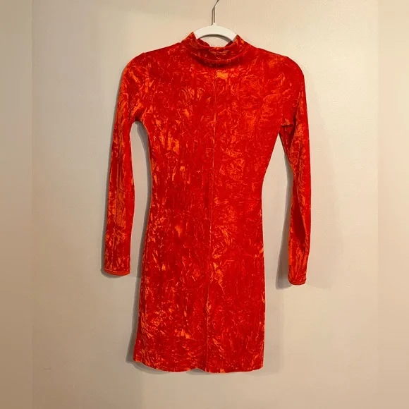 urban outfitters red bodycon dress UO South Beach Siren Slinky Beaded Twist-Front Strapless Mini Dress in Red, Women's XS at Urban Outfitters